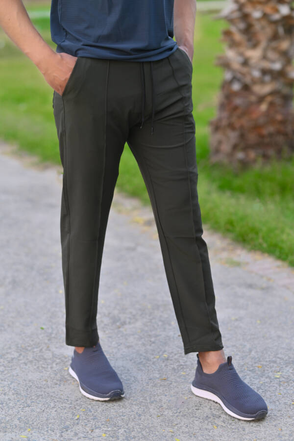 Premium Olive Green Trousers Imported - Image 2