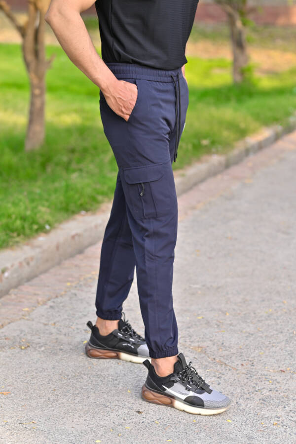 Premium Terry Cargo Trousers - Image 2